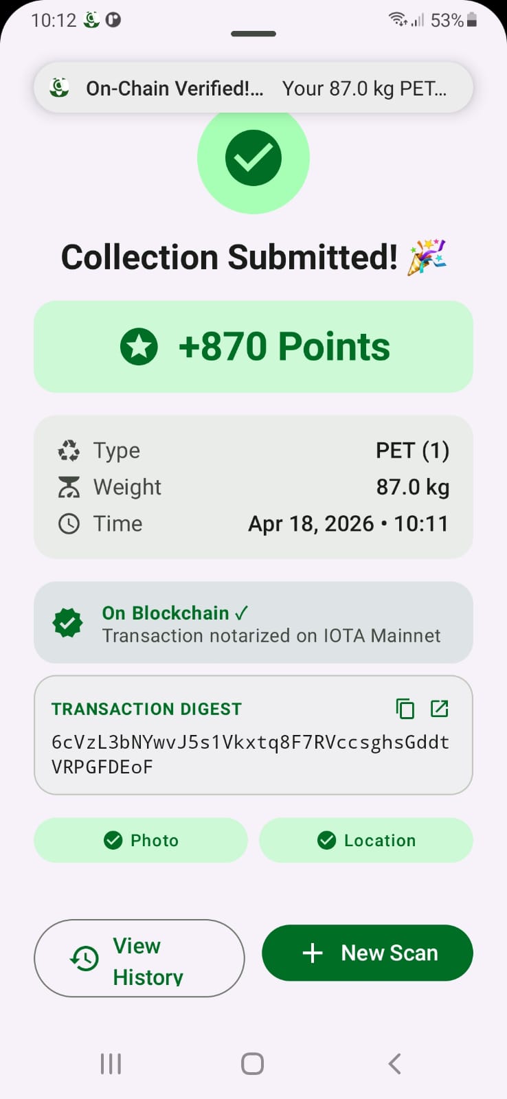 Scan Complete